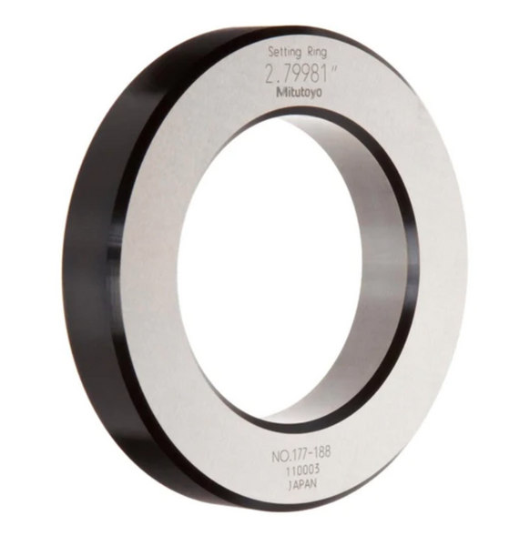 Mitutoyo 177188 Setting Ring for Holtests and Bore Gages, 2.8" Size