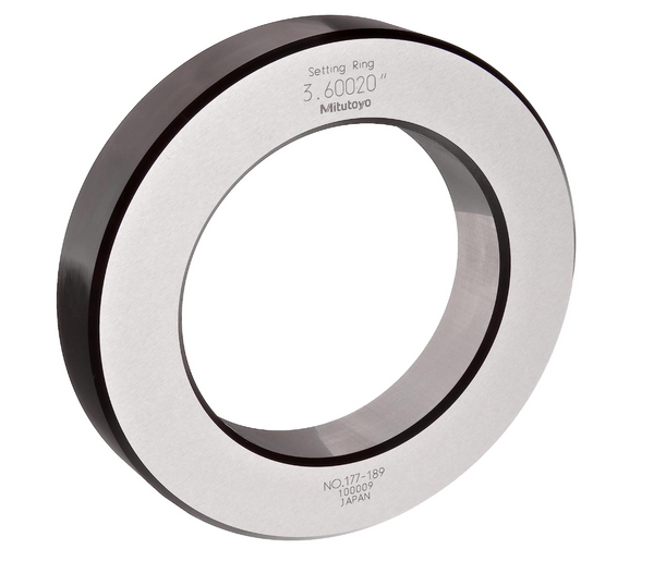 Mitutoyo 177189 Setting Ring for Holtests and Bore Gages, 3.6" Size