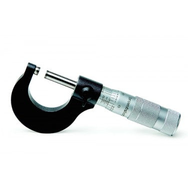 Outside Micrometer 0-25mm - 0.0001in Precision Measuring Tool For Mechanics & Jewelers Carbon Steel Micrometer