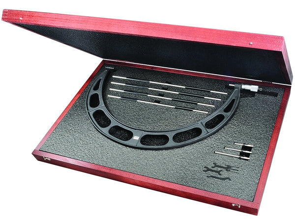 Starrett 224.1ERLZ Interchangeable Micrometer Set, 16-20" Range, .001" Graduation