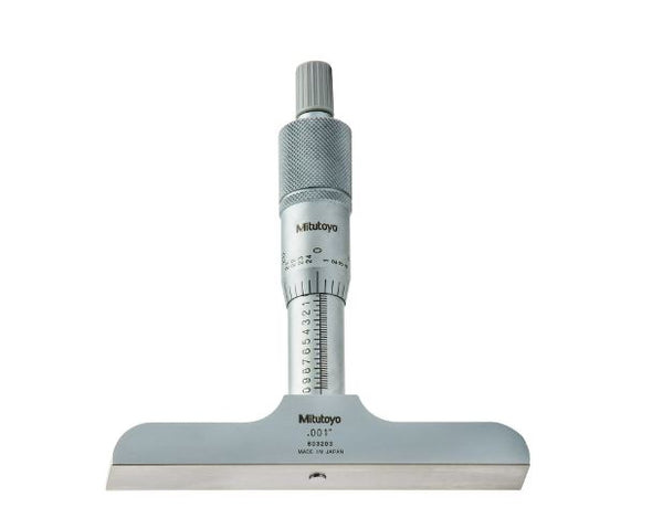 Mitutoyo 128-106 Depth Micrometer, 0-1