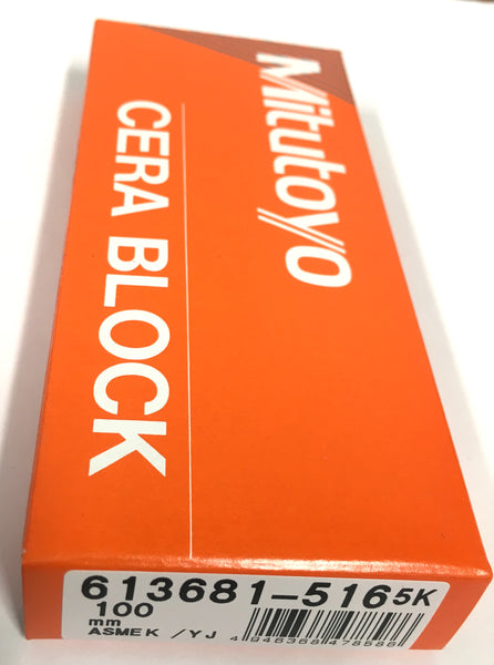 Bloc étalon Carré Mitutoyo 3 Pouces – Grade ASME 0, Calibration Précision