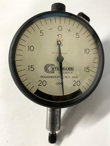 Brown & Sharpe Standard Gage D1-23215-A Dial Indicator, 0-.125" Range, .001" Graduation *USED/RECONDITIONED*