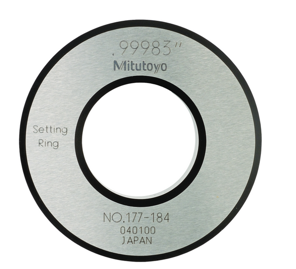 Mitutoyo 177184 Setting Ring for Holtests and Bore Gages, 1" Size *SH
