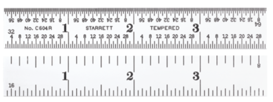 Inches Ruler - 4 / 6 / 7 / 8 / 10 / 12 / 18 Inch Ruler｜Hander Well