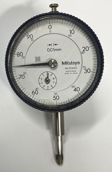 2046A, Comparateur Mitutoyo, Max +10mm, précision ±12 μm, résolution 0,01  mm Métrique Etalonné RS