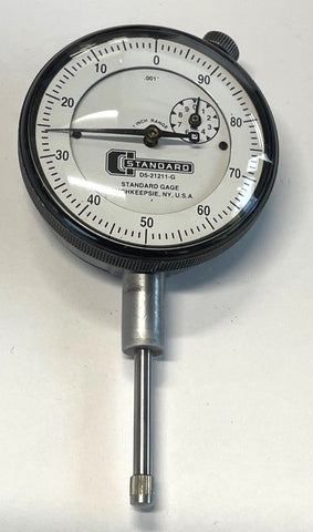 Brown & Sharpe Standard Gage D5-21211-G Dial Indicator, 0-1.0 Range, .001" Graduation *USED/RECONDITIONED*