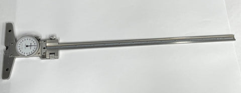 Mitutoyo 527-313-50 Dial Depth Gage, 0-12" Range , .001" Graduation *USED/RECONDITIONED*