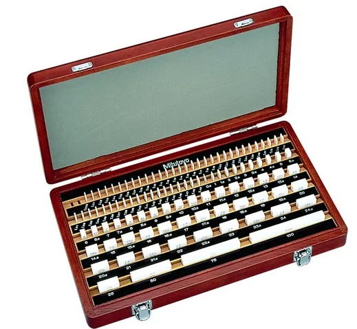 Rectangular Game Block Mitutoyo 516-343-26 103pc Rectangular Metric CERA Gage Block Set Grade ...