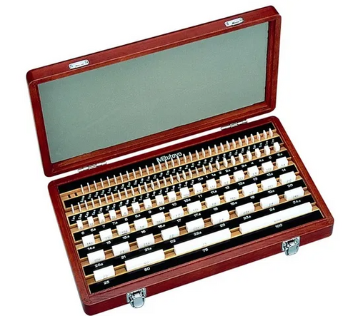 Mitutoyo 516-542-56 103pc Rectangular Metric CERA Gage Block Set Grade K