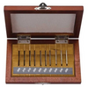 Mitutoyo 516-926-26 10pc Inch Rectangular Thin Gage Block Set Grade 0