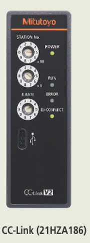 Mitutoyo 21HZA186 CC-Link Module (Mitsubishi), and USB for EJ Main Module Counter Industrial Interface-Mounted Compact Counter