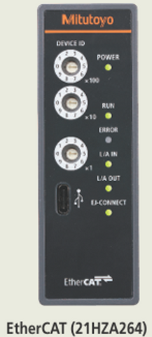 Mitutoyo 21HZA264 EtherCAT Module for EJ Main Module Counter Industrial Interface-Mounted Compact Counter