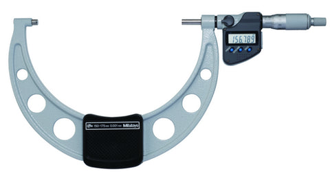 Mitutoyo 293-252-32 Coolant Proof METRIC Digimatic Micrometer, 150-175mm Range, 0.001mm Resolution