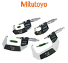Mitutoyo 293-961-32 Digimatic Micrometer, 0-4"/0-101.6mm Range, .00005"/0.001mm (4 PIECE SET)