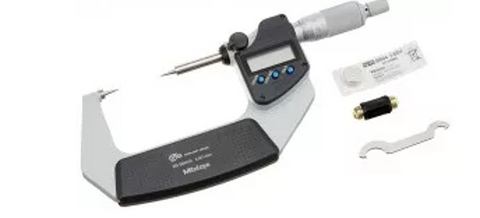 Mitutoyo 342-252-32 Digimatic Point Micrometer, 25-50mm Range, 0.001mm Resolution