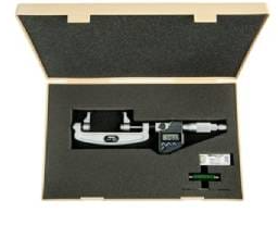 Mitutoyo 343-352-32 Caliper Type Micrometer, 2-3"/50.876.2mm Range, .00005"/0.001mm Resolution