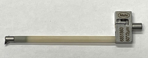 Mahr 6851860 Tracing Arm X, with Inclined Stylus Tip, 2 Um *USED*