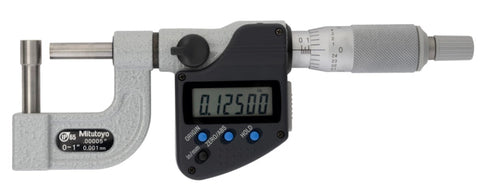 Mitutoyo 395-364-32 Tube Micrometer, 0-1"/0-25.4mm Range, .00005"/0.001mm Resolution