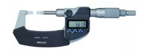 Mitutoyo 422-230-32 Digimatic Blade Micrometer, 0-25.4mm Range, 0.001mm Resolution