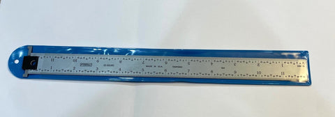 Fowler 52-350-812-0 12" Rigid Hook Rule, 16R Graduation Reading in 1/32", 1/64", 1/10", and 1/100"*NEW - OVERSTOCK ITEM*