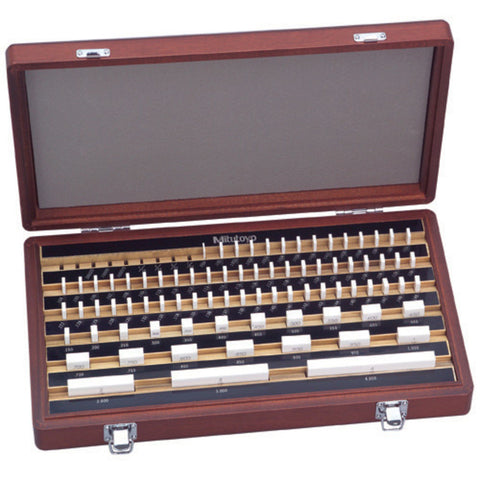 Mitutoyo 516-302-26 Rectangular Ceramic 81 Piece Gage Block Set, Grade 0 *SHOWROOM ITEM 23*