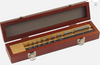 Mitutoyo 516-934-26 9pc Steel Inch Micrometer Inspection Gage Block Set Grade 0