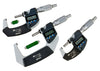 Mitutoyo 293-960-32 Digimatic Micrometer, 0-3"/0-76.2mm Range, .00005"/0.001mm (3 PIECE SET)