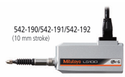 Mitutoyo 542-190 Linear Gage LG100 Series, 0-0.4"/0-10mm Range, 0.00005"/0.1um Resolution