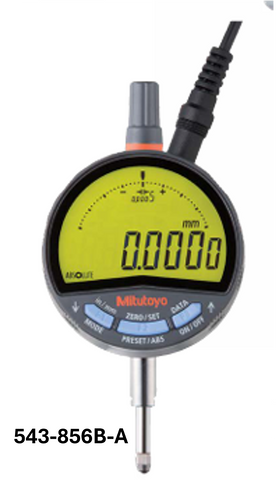 Mitutoyo 543-856B-A Digimatic Indicator, 0-.5"/0-12.7mm Range, .00005"Selectable Resolution
