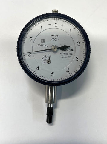 Mitutoyo 2803SB-10 Dial Indicator, 0-.025" Range .0001" Graduation *USED/RECONDITIONED*