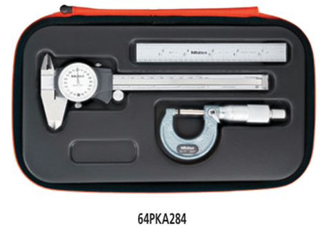 Mitutoyo 64PKA284 Soft Case Tool Kit with Components *NEW*