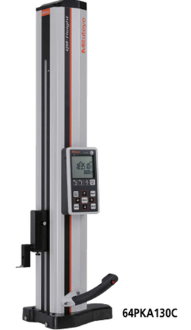 Mitutoyo 64PKA130C QM Height Gage High Precision Pneumatic Floatation System, 0-24in/0-600mm Range, .00005”/0.001mm-.001"/0.0005mm Resolution, ±(2.4+2.1L/600)µm Accuracy