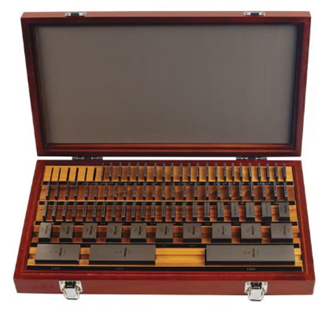 Mitutoyo 516-401-26 81pc Square Inch Steel Gage Block Set Grade 00