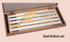 Mitutoyo 516-752-26 8pc Metric Square Steel Long Gage Block Set Grade 0