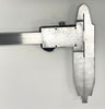 Mitutoyo 551-224-10 Digimatic Caliper, 0-20"/0-500mm Range, .0005"/0.01mm Resolution *USED/RECONDITIONED*