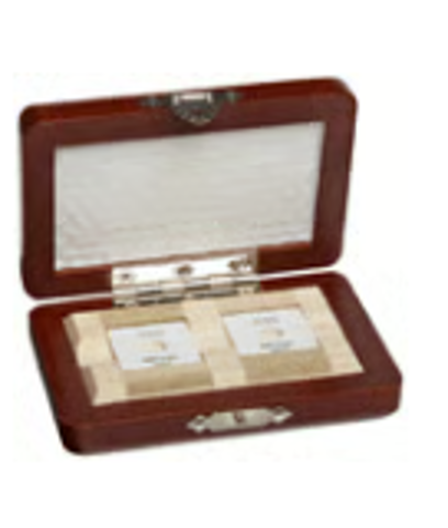 Mitutoyo 516-846-26 2pc Square Inch CERA Gage Block Set - Wear Block Grade 0