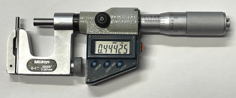 Mitutoyo 317-711-30 Digimatic UniMike Micrometer, 0-1"/0-25mm Range, .00005"/0.001mm Resolution *USED/RECONDITIONED*