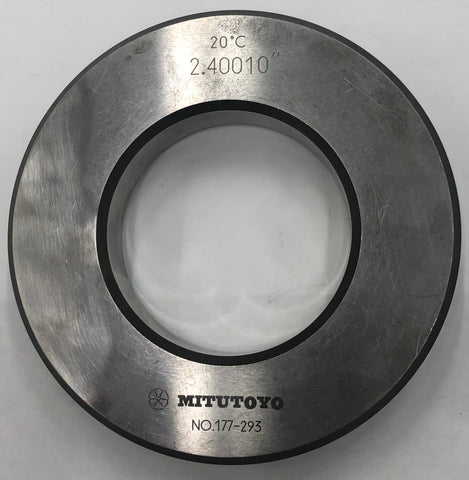 Mitutoyo 2.40010 Master Setting Ring 2.40010" (60.96254mm) Size