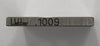 Starrett/Webber Square Steel .1009" Gage Block, Grade A1