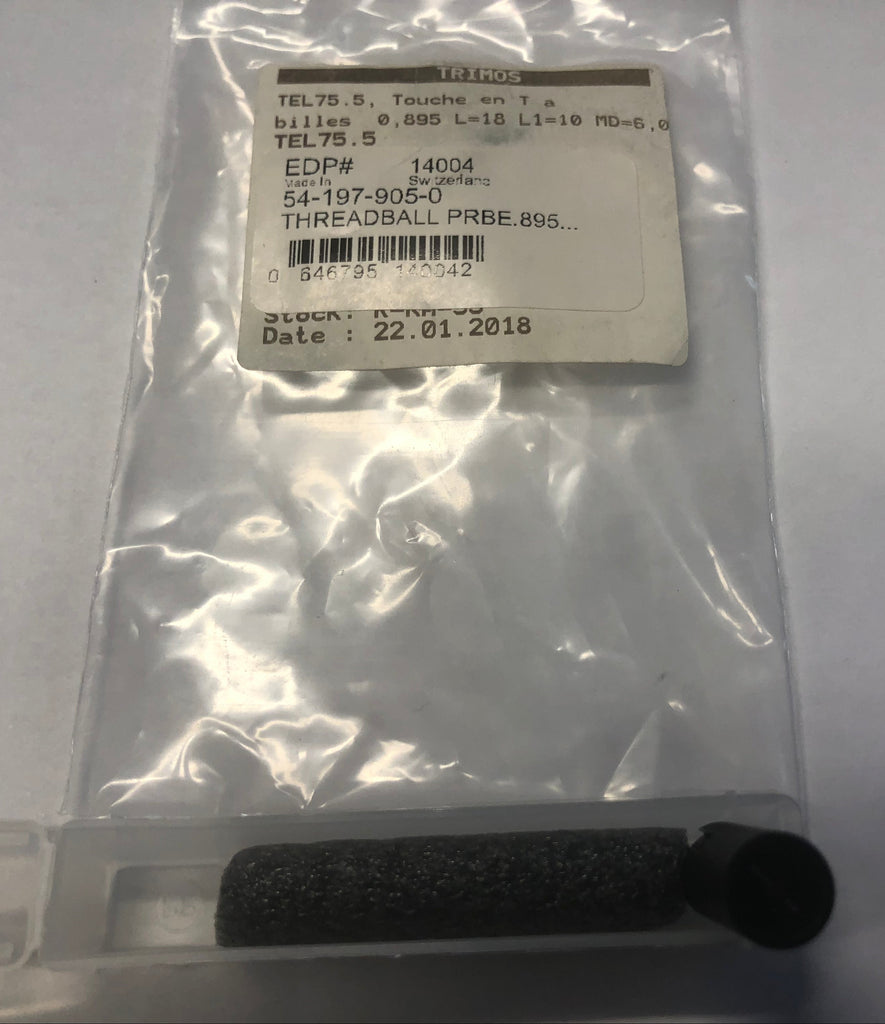 Furlow Instrument Insert Fowler 54-197-905-0 T-Shaped Insert w/.895mm Ruby Ball for Insert Meas ...