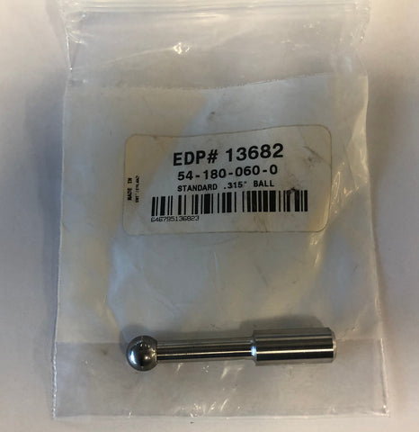 Fowler 54-180-060 .315" Diameter Ball Probe for Fowler-Trimos Height Gage*NEW-Open Box*