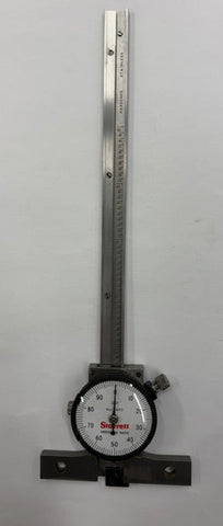 Starrett 450-6 Dial Depth Gage, 0-6" Range, .001" Graduation*USED/RECONDITIONED*