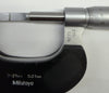 Mitutoyo 122-101 Blade Micrometer with Non-Rotating Spindle, 0-25mm Range, 0.01mm Graduation *USED/RECONDITIONED*