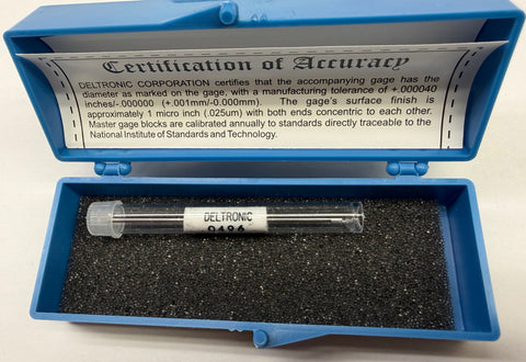 Deltronic  0.0496" Class X Pin Gage *NEW - OPEN BOX ITEM*