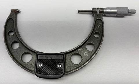 Mitutoyo 103-220 Vintage Outside Micrometer, 5-6" Range, .0001" Graduation *USED/RECONDITIONED*