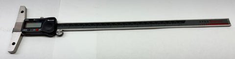 Starrett 3753-12/300 Electronic Depth Gage, 0-12"/0-300mm Range, .0005"/0.01mm Resolution *USED/RECONDITIONED*