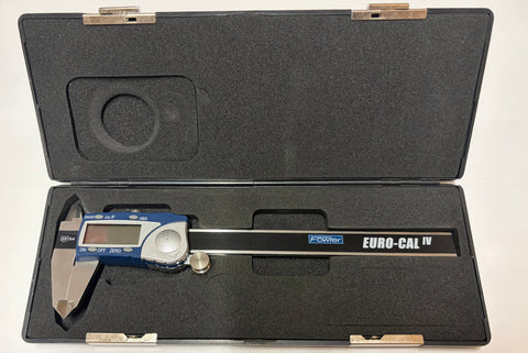Fowler 54-100-330-1 Euro-Cal IV Electronic Calipers 0-6"/150mm Range .0005"/0.01mm Resolution *Used/Reconditioned*