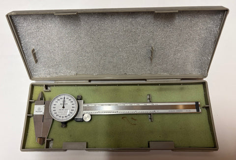 Mitutoyo 505-626-50 Dial Caliper, 0-6"Range, .001" Graduation *USED/RECONDITIONED*