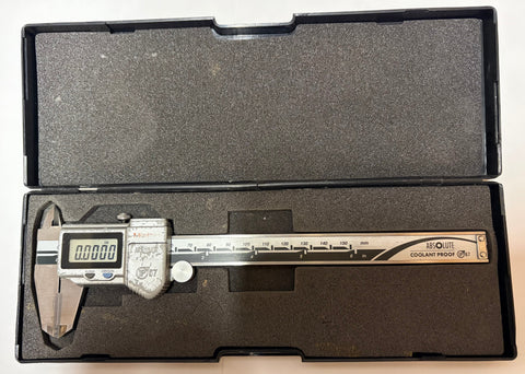 Mitutoyo 500-762 Digimatic Caliper, 0-6"/0-150mm Range, .0005"/0.01mm Resolution *USED/RECONDITIONED*